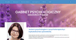 Desktop Screenshot of malgorzatawasik.pl