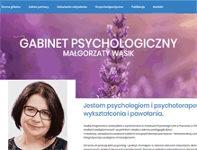 Tablet Screenshot of malgorzatawasik.pl